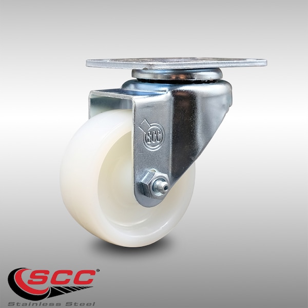 3 Inch SS Nylon Wheel Swivel Top Plate Caster